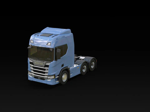 Scania R500 6x2 3D Model