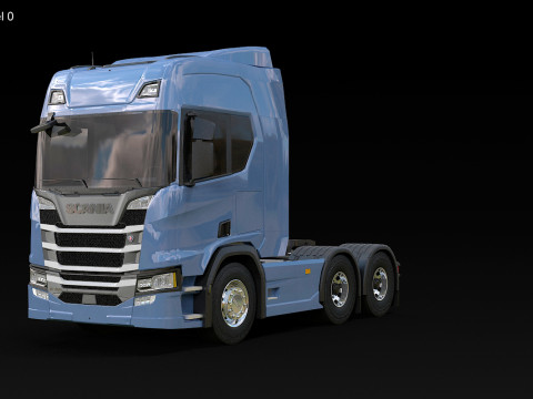 Scania R500 6x2 Model 3D