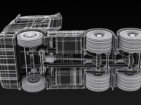 Scania R500 6x2 Model 3D