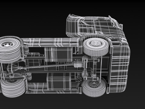 Scania R500 Modello 3D