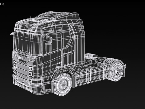 Scania R500 Modello 3D