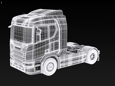 Scania R500 Modello 3D