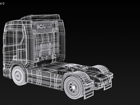 Scania R500 Modello 3D