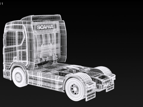 Scania R500 Modello 3D