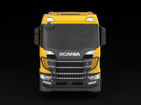Scania R Timber Truck Model 3D