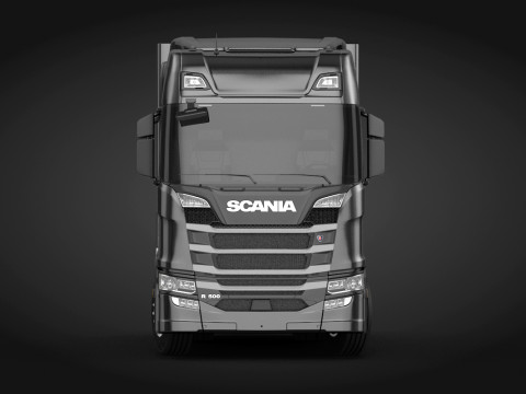 Scania R 2017 Box Truck 3D 모델