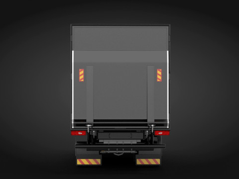 Scania R 2017 Box Truck 3D 모델