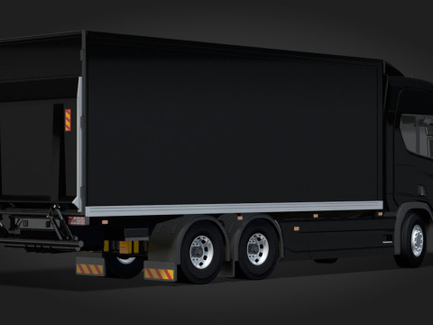 Scania R 2017 Box Truck 3D 모델