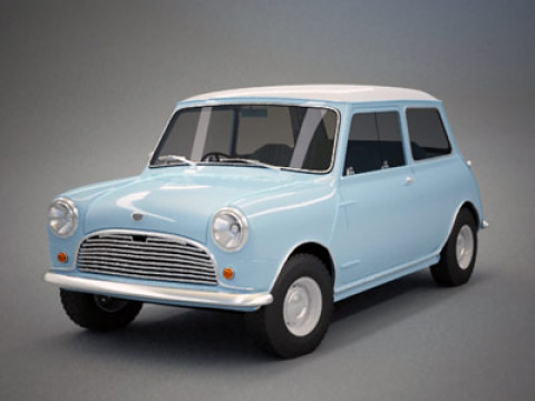 Austin Mini Mk I 3Dモデル