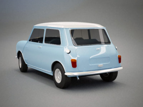 Austin Mini Mk I 3Dモデル