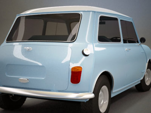 Austin Mini Mk I 3Dモデル