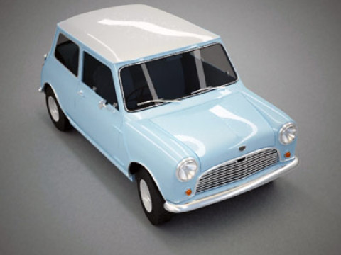Austin Mini Mk I 3Dモデル
