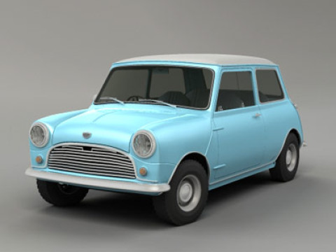 Austin Mini Mk I 3Dモデル