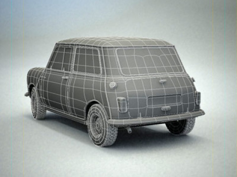 Austin Mini Mk I 3Dモデル