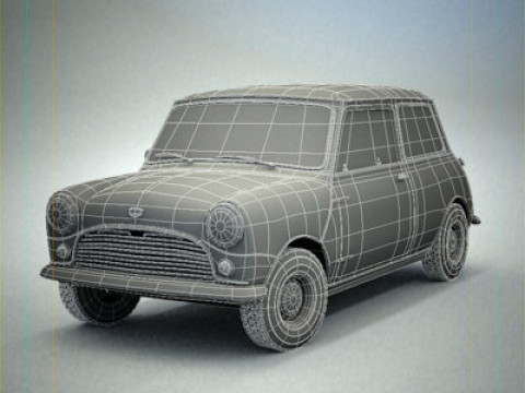 Austin Mini Mk I 3Dモデル