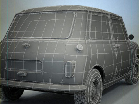 Austin Mini Mk I 3Dモデル