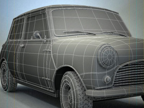 Austin Mini Mk I 3Dモデル