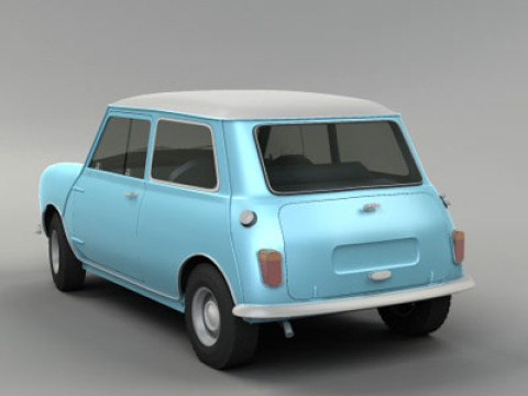 Austin Mini Mk I 3Dモデル