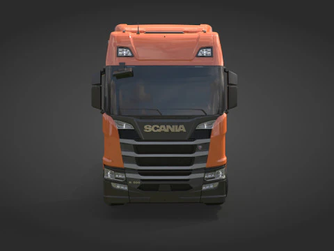 Scania Logging Truck 3D Model