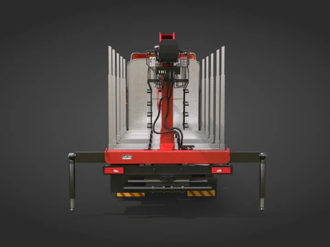 Scania Logging Truck 3D Model