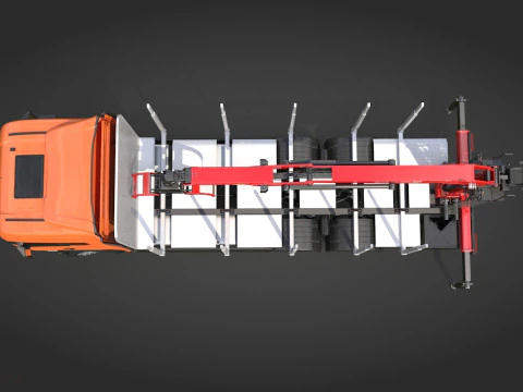 Scania Logging Truck 3D Model