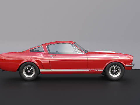 Shelby Mustang GT350 1966 3D 모델