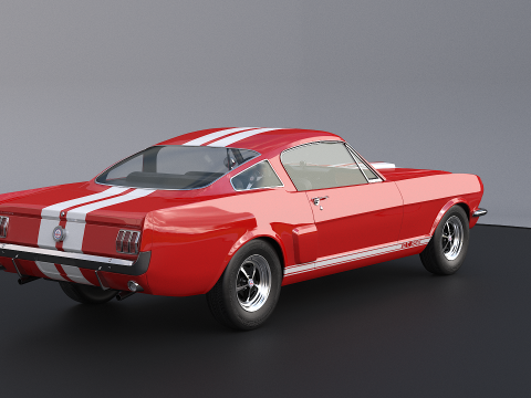 Shelby Mustang GT350 1966 3D 모델