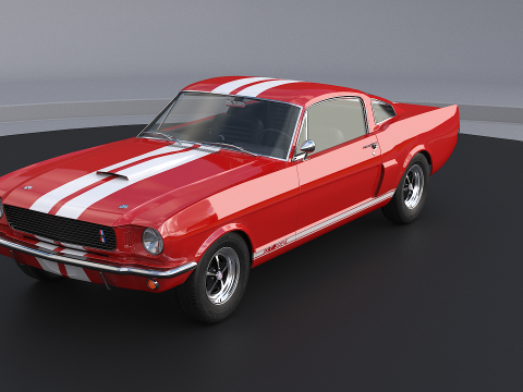 Shelby Mustang GT350 1966 3D 모델
