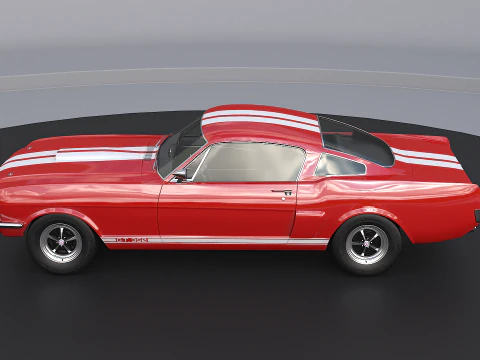 Shelby Mustang GT350 1966 3D Model