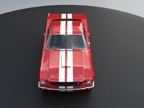 Shelby Mustang GT350 1966 3D Model