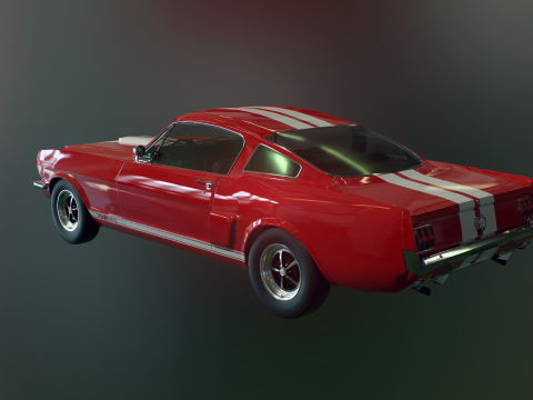 Shelby Mustang GT350 1966 3D 모델