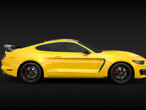 Mustang Shelby GT350R 2017 3Dモデル