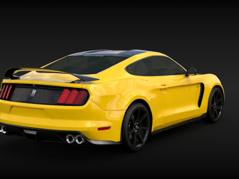 Mustang Shelby GT350R 2017 3Dモデル