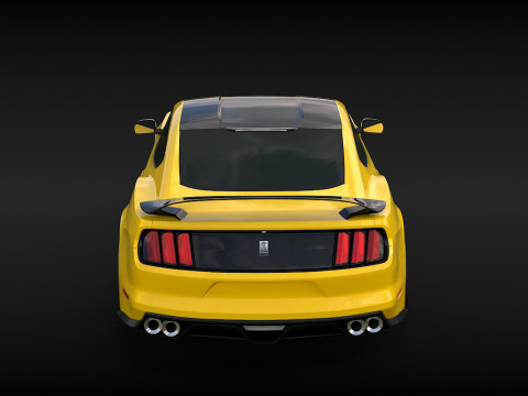 Mustang Shelby GT350R 2017 3Dモデル