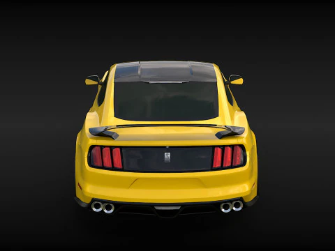 Mustang Shelby GT350R 2017 Model 3D