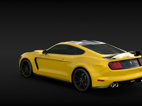 Mustang Shelby GT350R 2017 3Dモデル