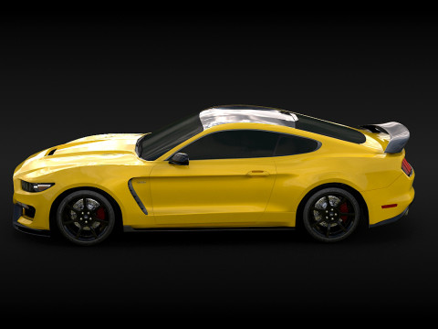 Mustang Shelby GT350R 2017 3Dモデル