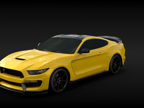 Mustang Shelby GT350R 2017 3Dモデル