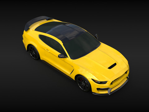 Mustang Shelby GT350R 2017 3Dモデル