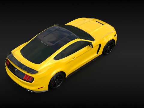 Mustang Shelby GT350R 2017 3Dモデル