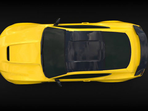 Mustang Shelby GT350R 2017 3Dモデル