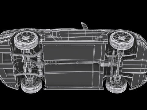 Mustang Shelby GT350R 2017 Model 3D