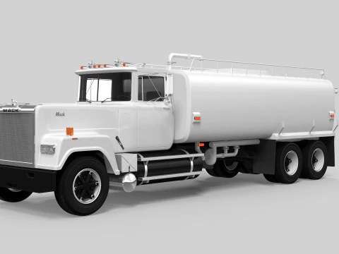 Super-Liner Water Truck 3D Model