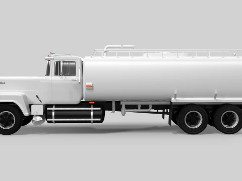 Super-Liner Water Truck 3D Model