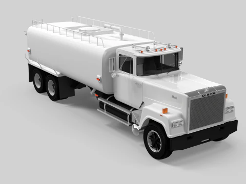 Super-Liner Water Truck 3D Model