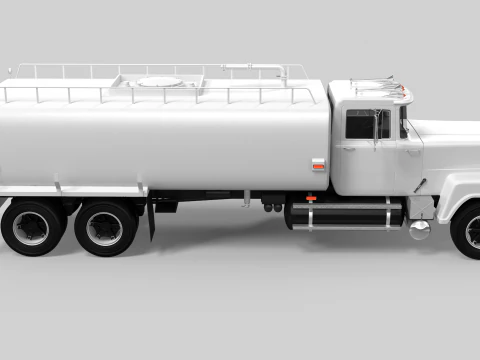 Super-Liner Water Truck 3D Model
