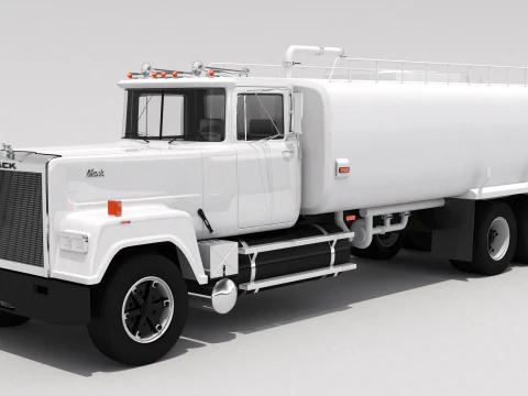 Super-Liner Water Truck 3D Model