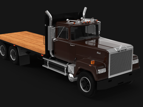 Superliner Flatbed 3Dモデル