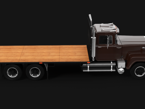 Superliner Flatbed 3Dモデル