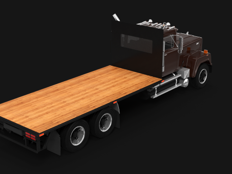 Superliner Flatbed 3Dモデル